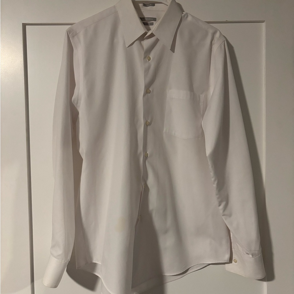 Van Heusen Men's White Dress Shirt